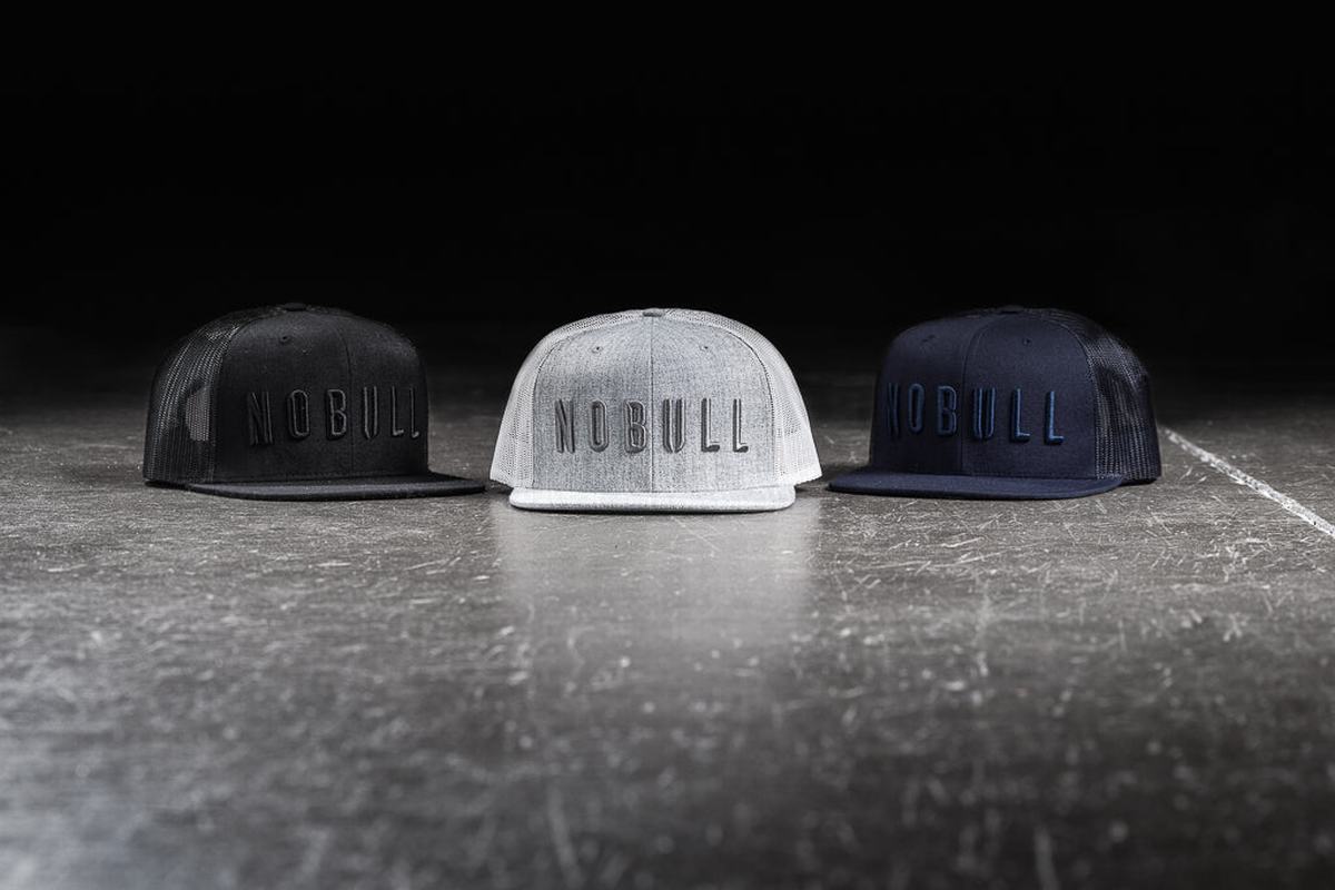 Nobull Flat-Brim Trucker Men's Hats Light Grey | Australia (XU8314)